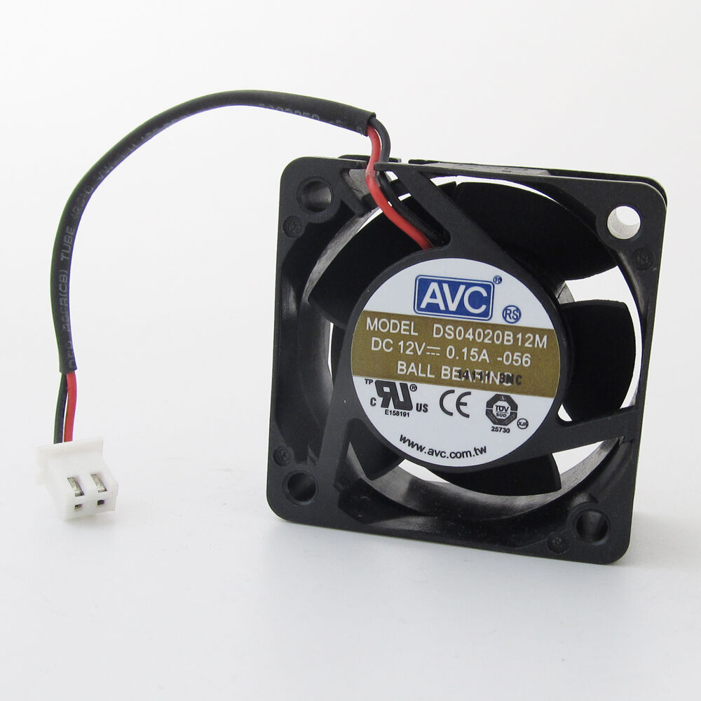 1pc AVC DS04020B12M 40x40x20mm 4020 DC 12V 0.15A 2pin Connector DC Cooling Fan