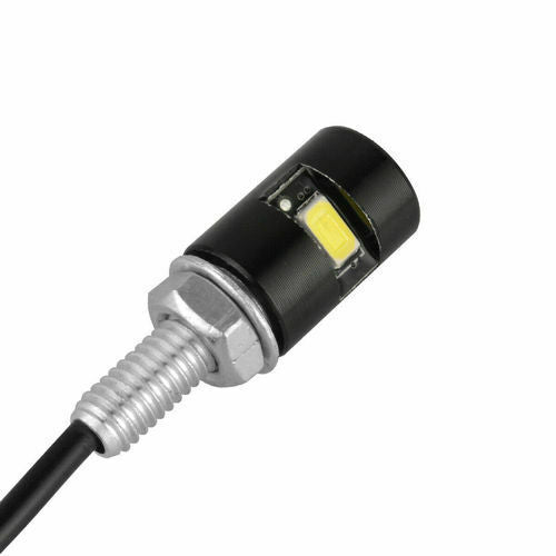 4Pcs Universal Motorcycle Car SMD LED License Plate Light Screw Bolt Lamp Bulbs