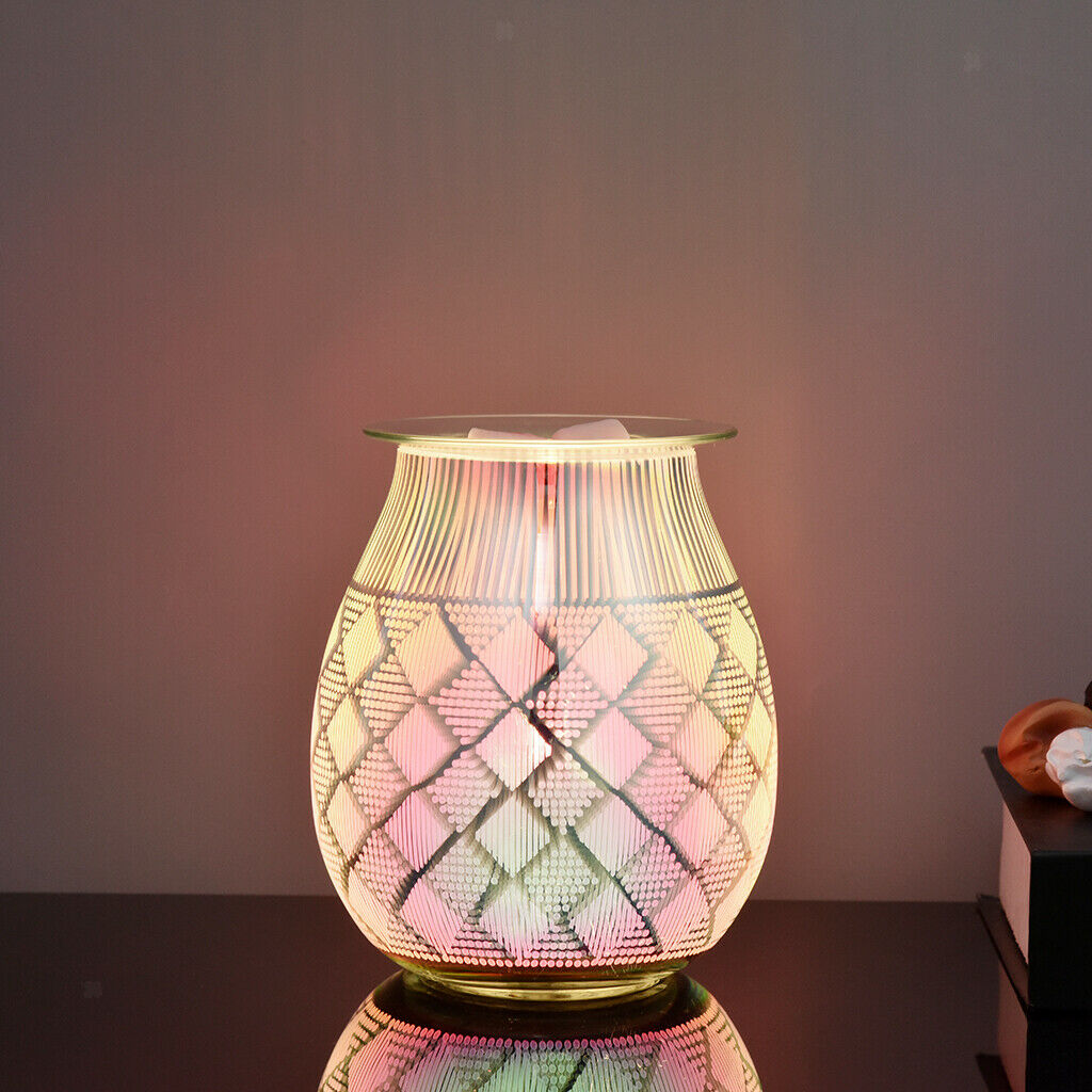Modern Electric Wax Melt Fragrance Burner Lamp Dimmable for Spa Bedroom