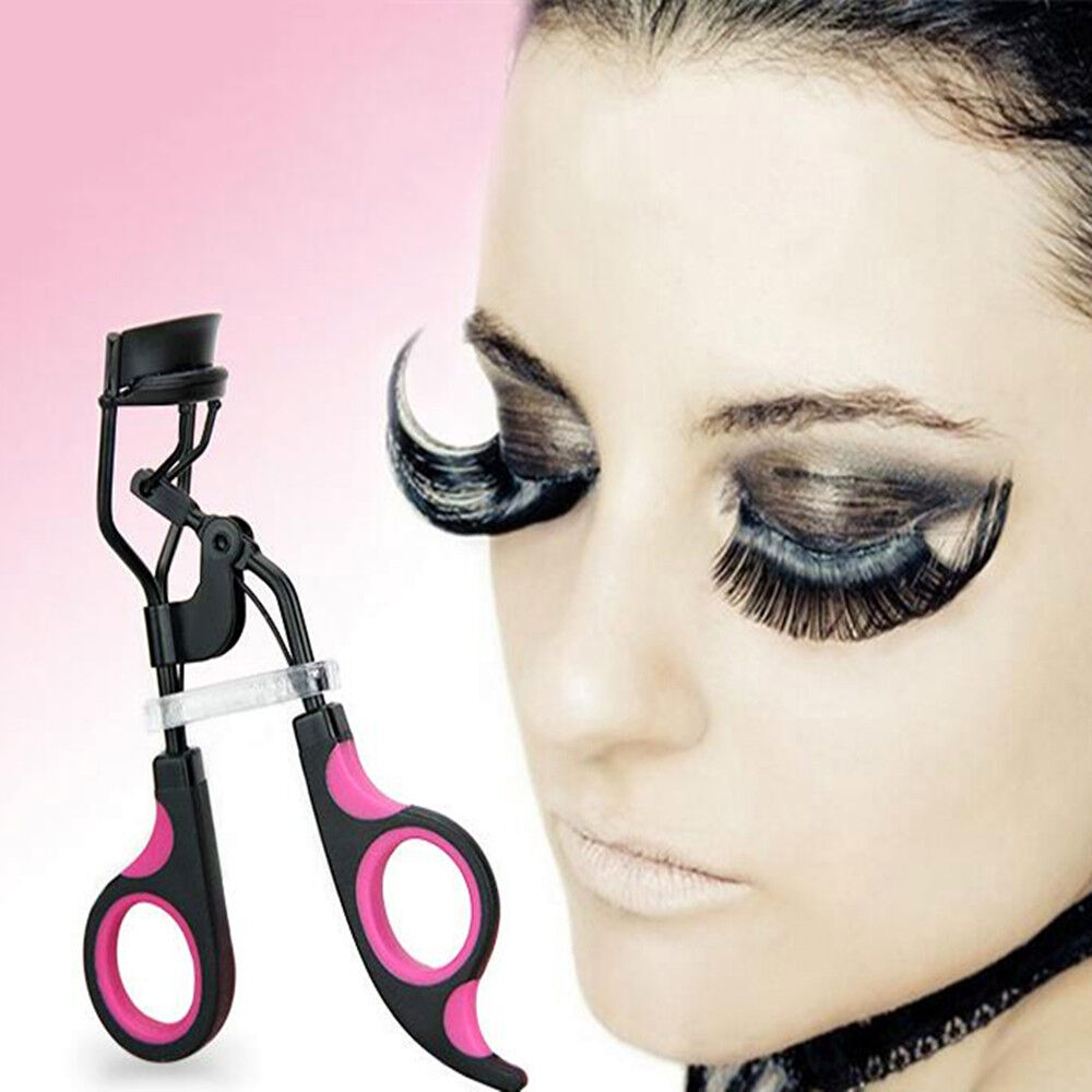 Proffessional Handle Eyelash Curler Clip Eye Curling Beauty Makeup Tool Cosmetic