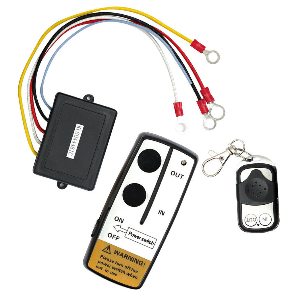 12V 50ft Wireless Remote Control Kit Towing Products Winches Compatible with