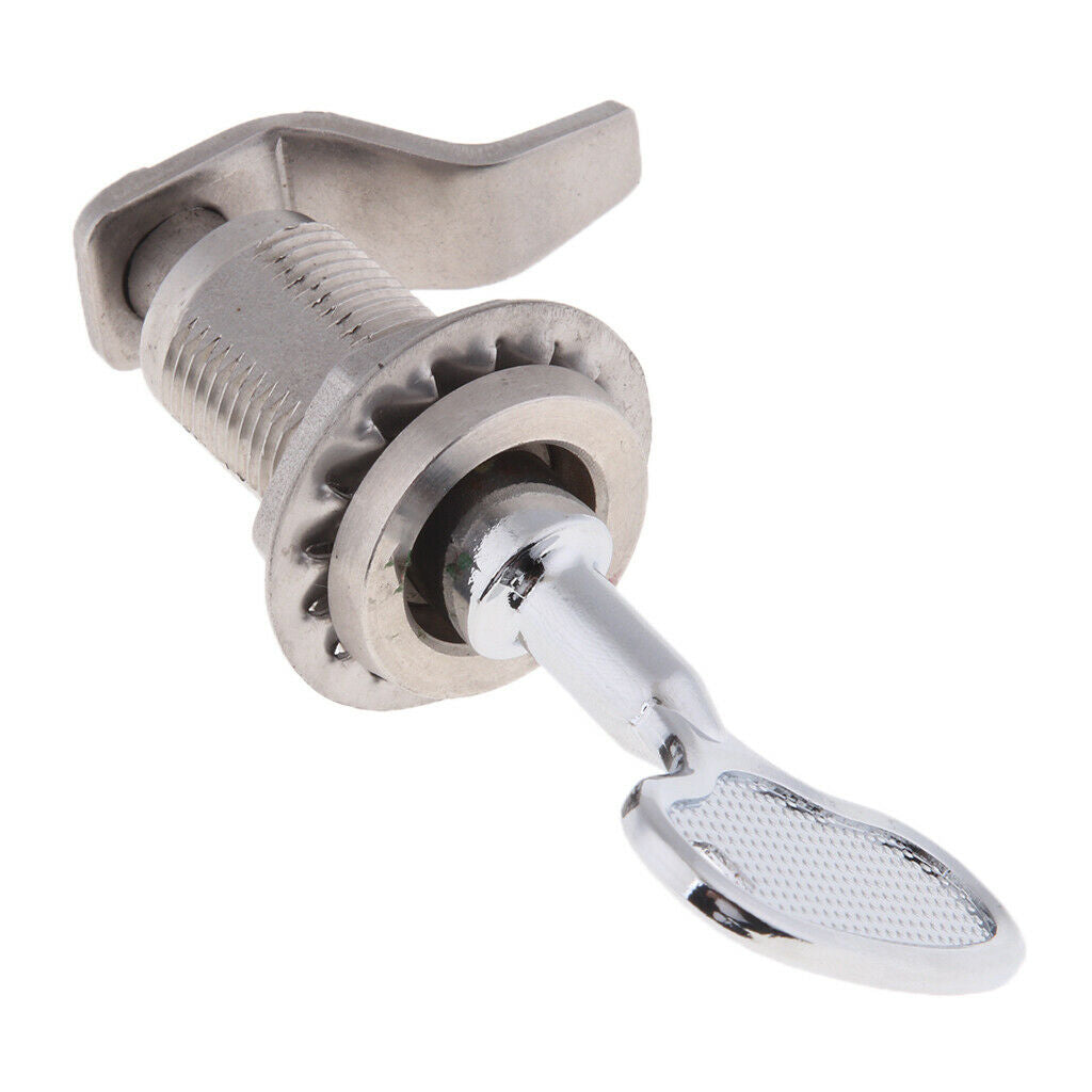 Cabinet door metal security cladding Cam Lock with square key