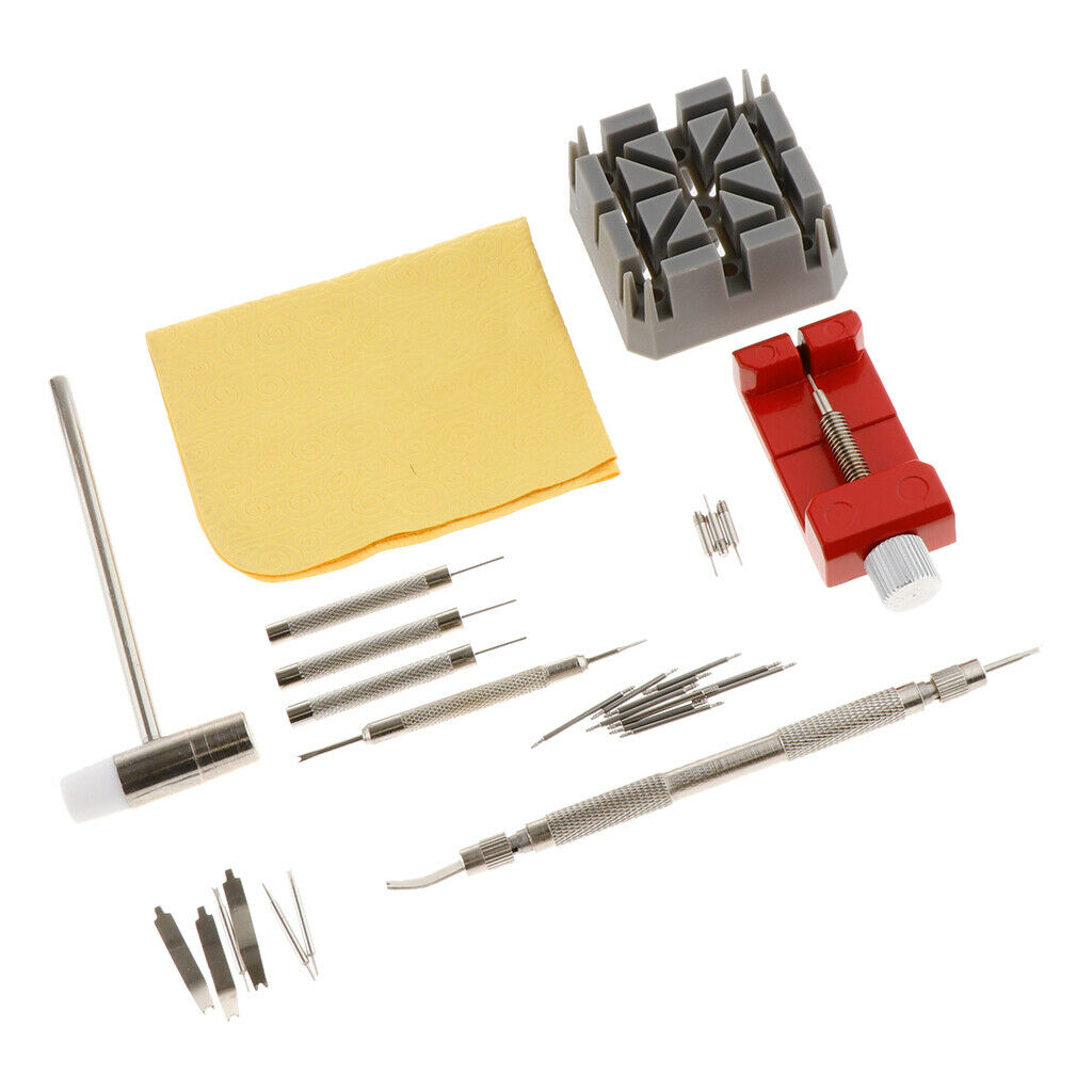 10 Stes Watch Band Strap Link Pins Remover Repair Tools for Watchmaker