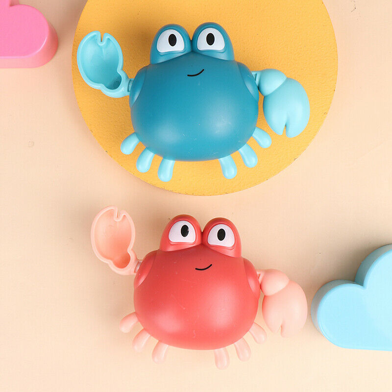 1Pc Baby Bath Toys Cute Crab Classic Baby Water Toys Infant Swim Clockwork  Qx
