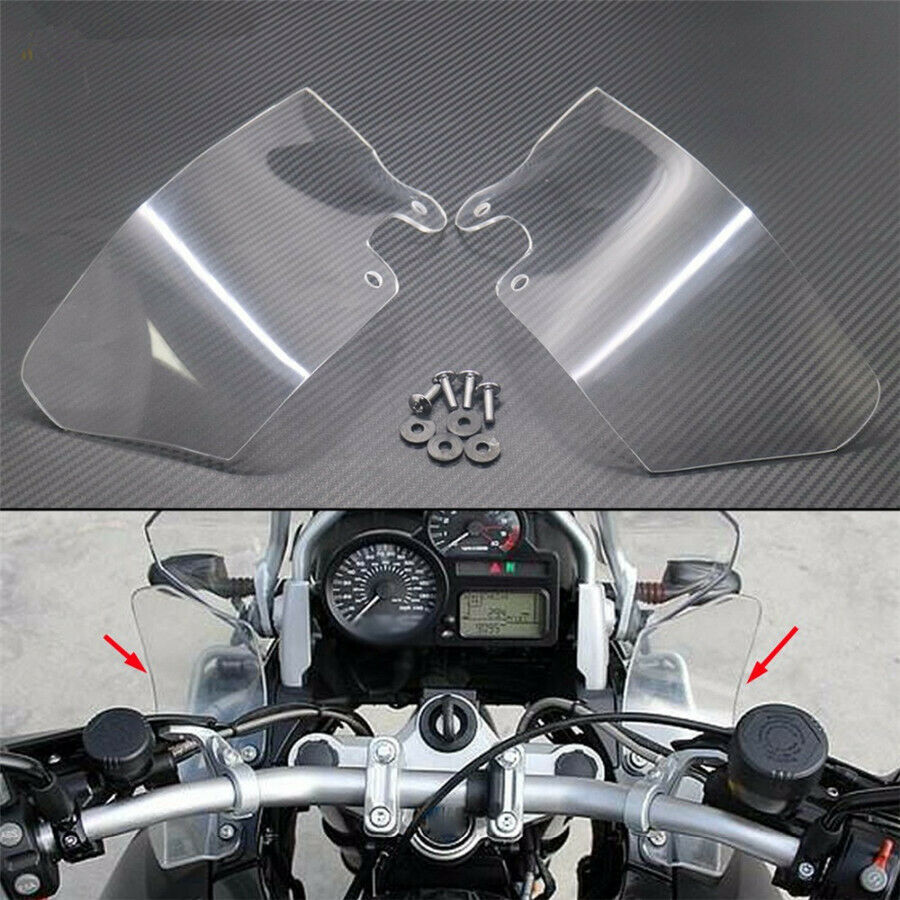 Motorcycle Windshield Side WindScreen Airflow Deflector Wind For BMW R1200 GS