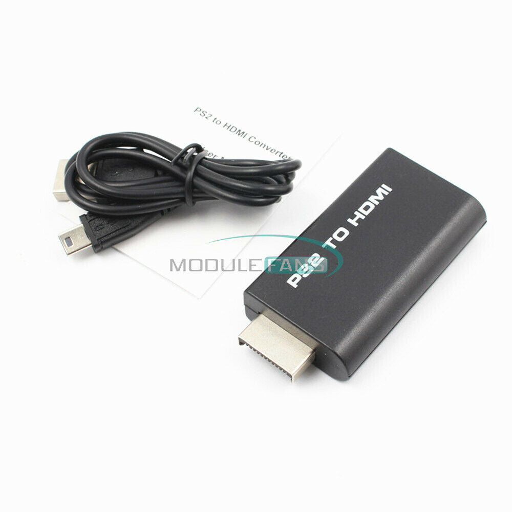 3.5mm PS2 to HDMI Audio Video Cable AV Adapter Converter Audio Output for HDTV
