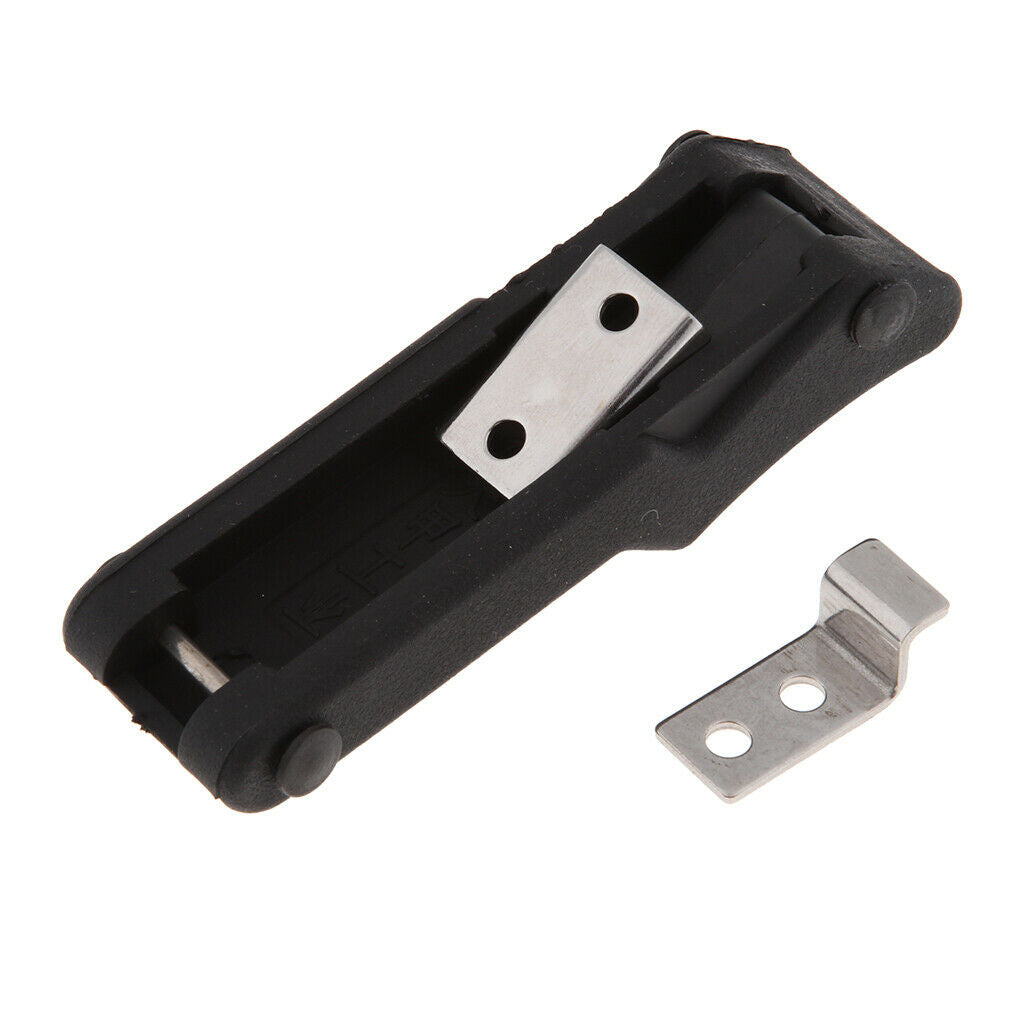 Black Flexible Door Draw Latch Lock Replacement Soft Rubber