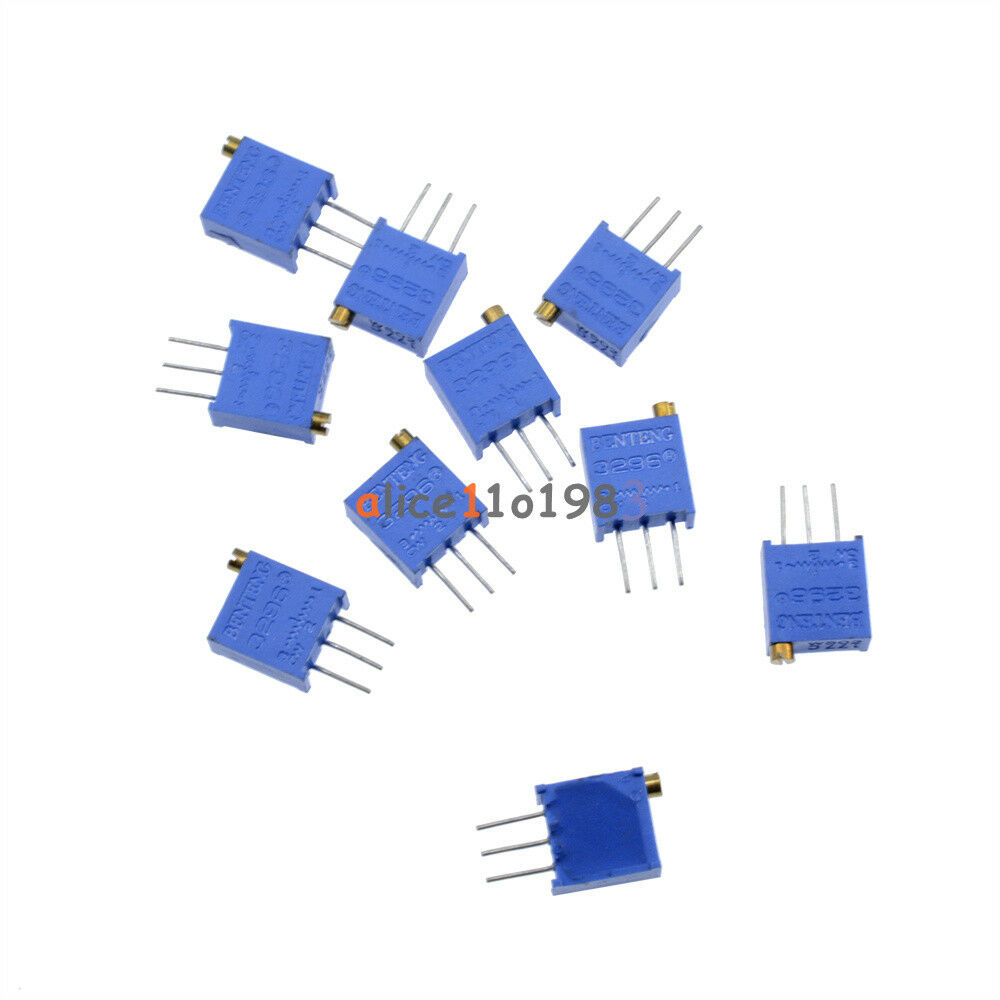 50Pcs 3296W-502 3296 W 5K ohm Trim Pot Trimmer Potentiometer Top