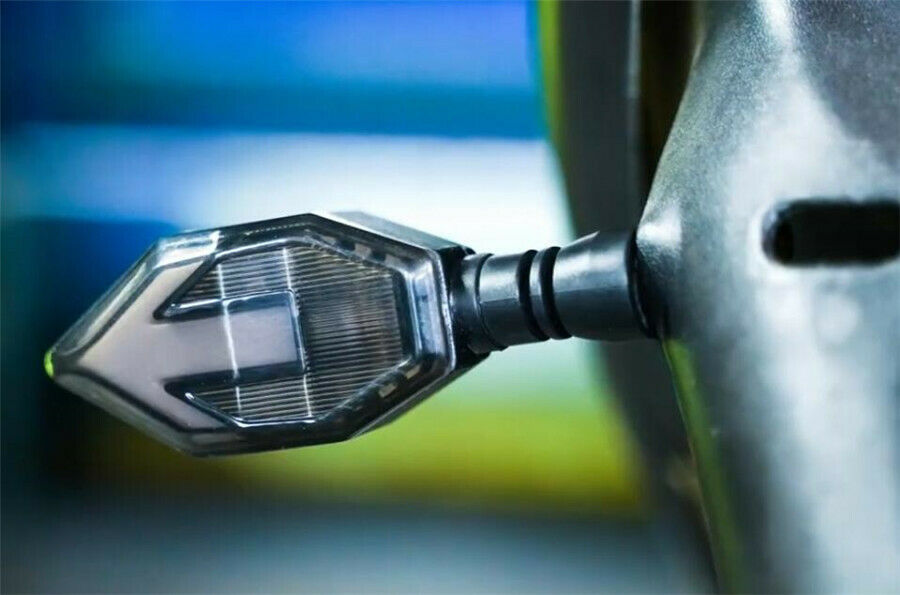 Motorcycle Arrow Dual Color Turn signals lights LED Daytime Lamp Universal 2PCS