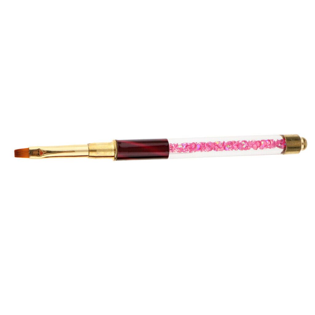 Professional Nail Art Brush UV Gel Polish Drawing Liner Painting Design Pen Pink