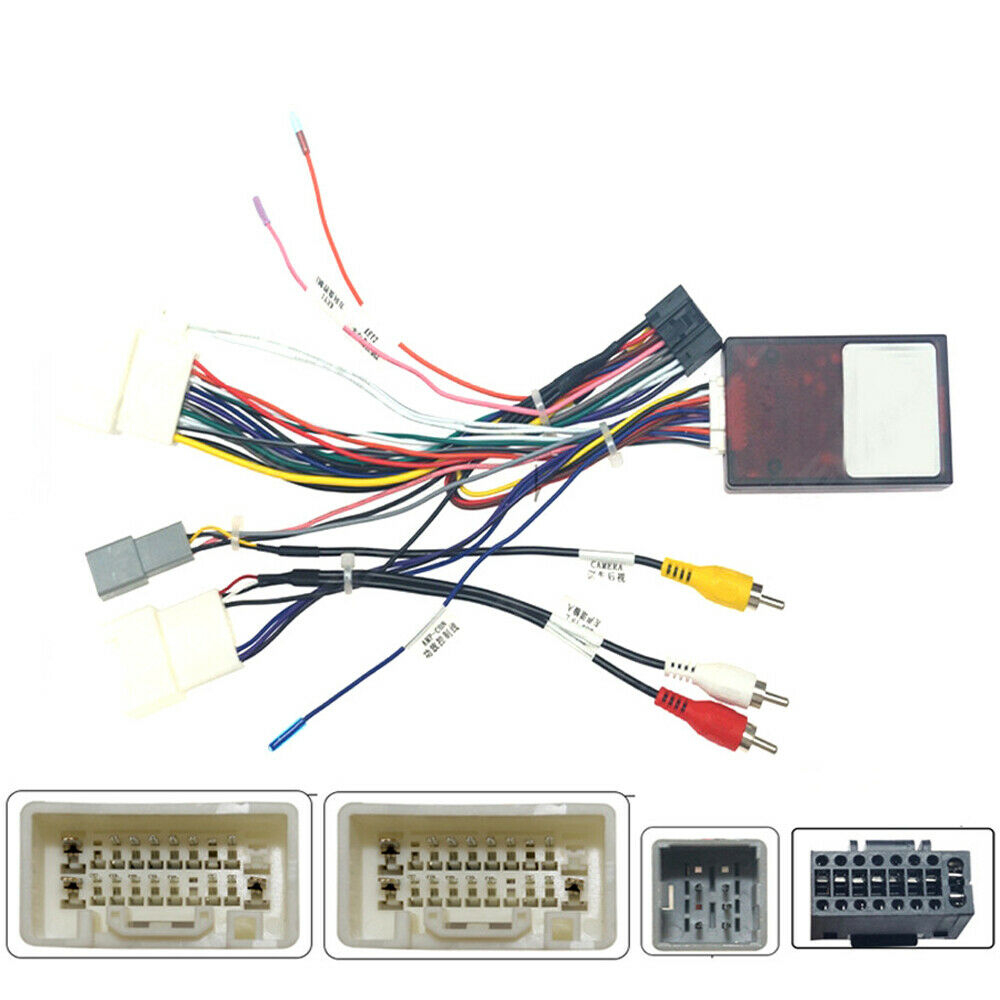 16 Pin Car Wire Harness Cable + Canbus For Mitsubishi Outlander Pajero 2014-2016