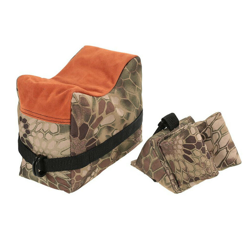 2pcs Front & Rear Bag Gun Support Shooting Rest Target Stand Sandbag Pouch