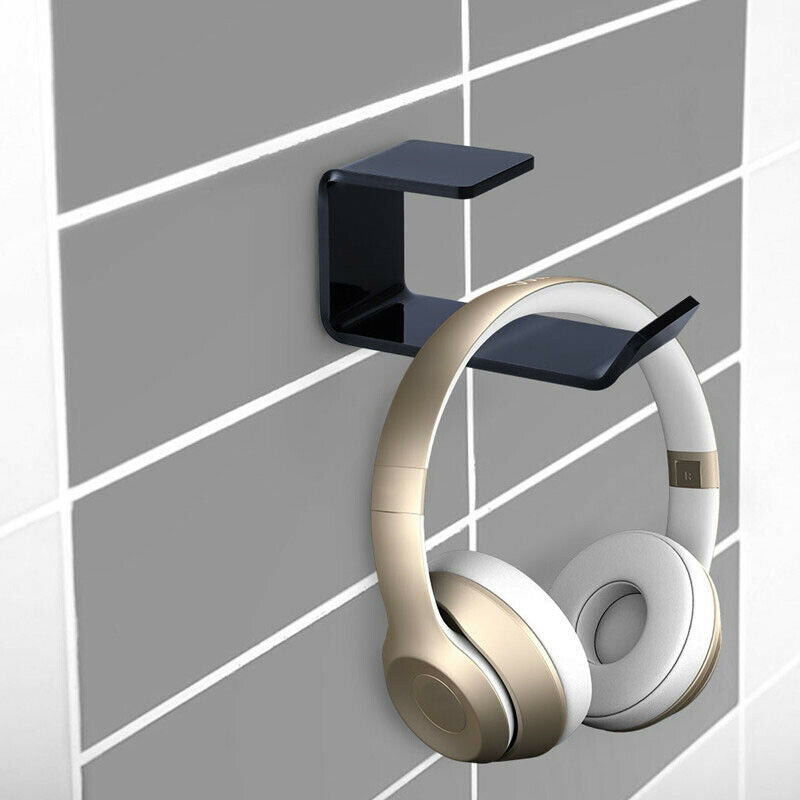 Acrylic Headphone Bracket Wall Mounted Headset Holder Hook Display Stand VnM SJ