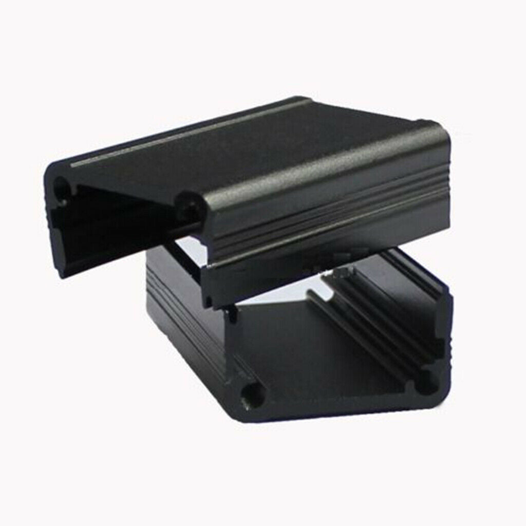 2 Pieces Extruded Aluminum PCB Project Box Electronic Enclosure Case DIY