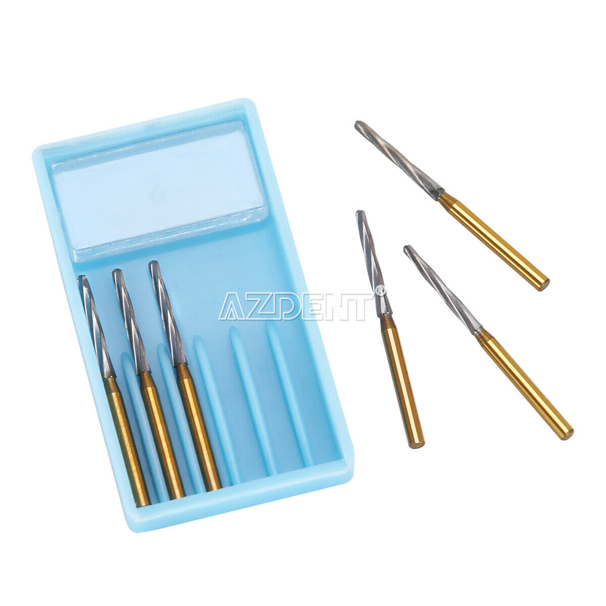5X Dental Surgical Zekrya Carbide Tungsten Bone Cutters Finishing FG Burs 25mm