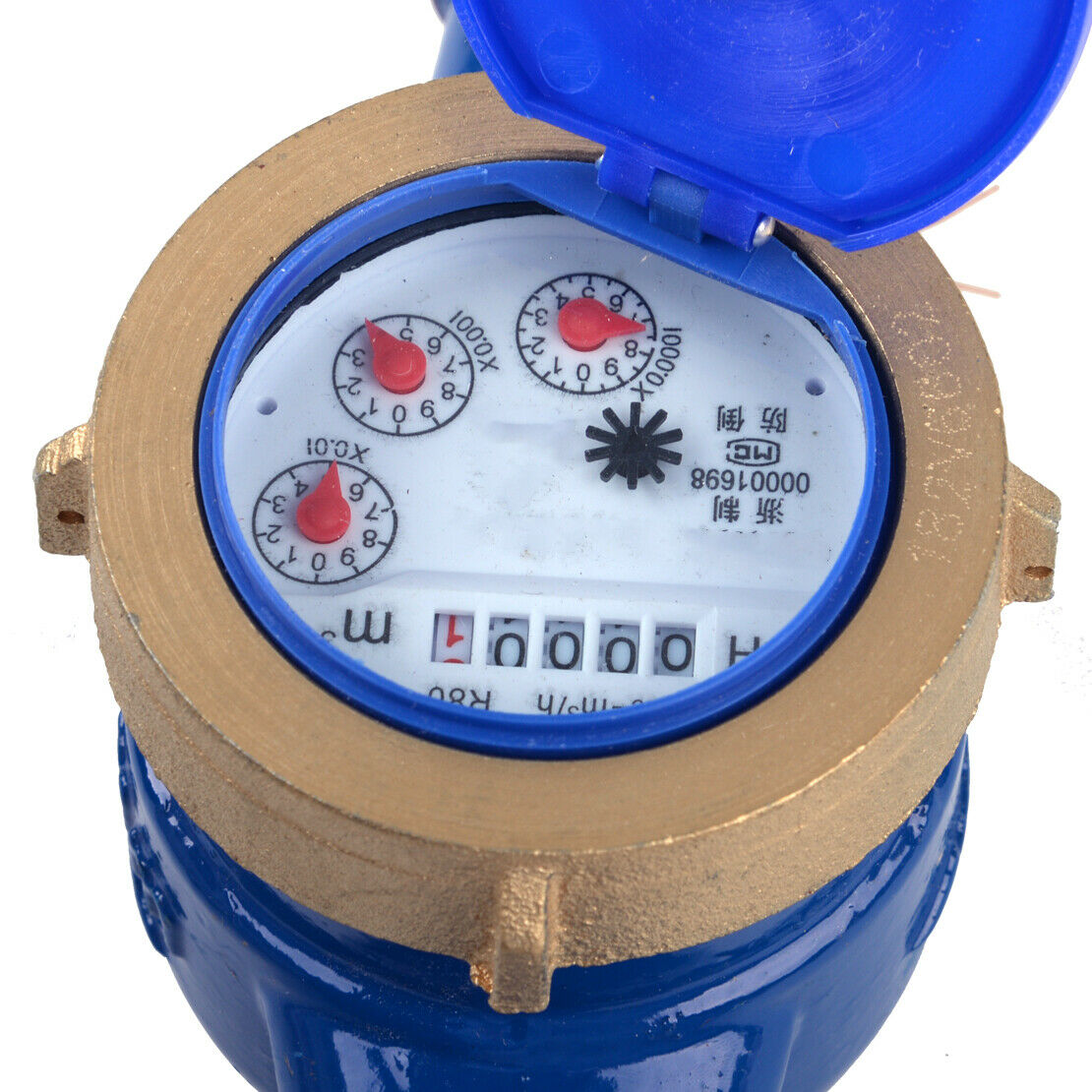 3/4" 20MM Heavy Duty Garden Irrigation Water Flow Measuring Meter Counter An