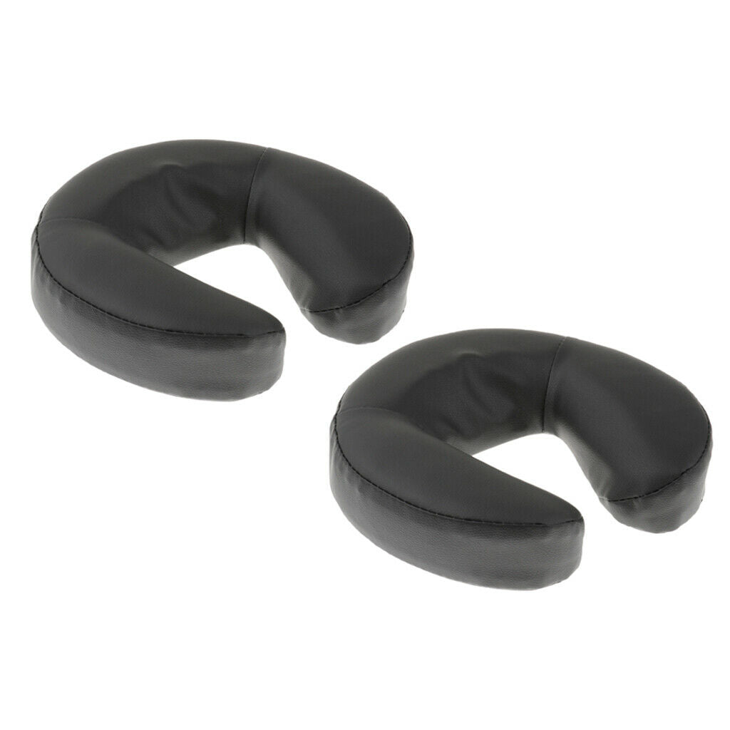 2x U Shaped Spa Massage Table Bed Face Rest Down Cradle Cushion Foam Pillow