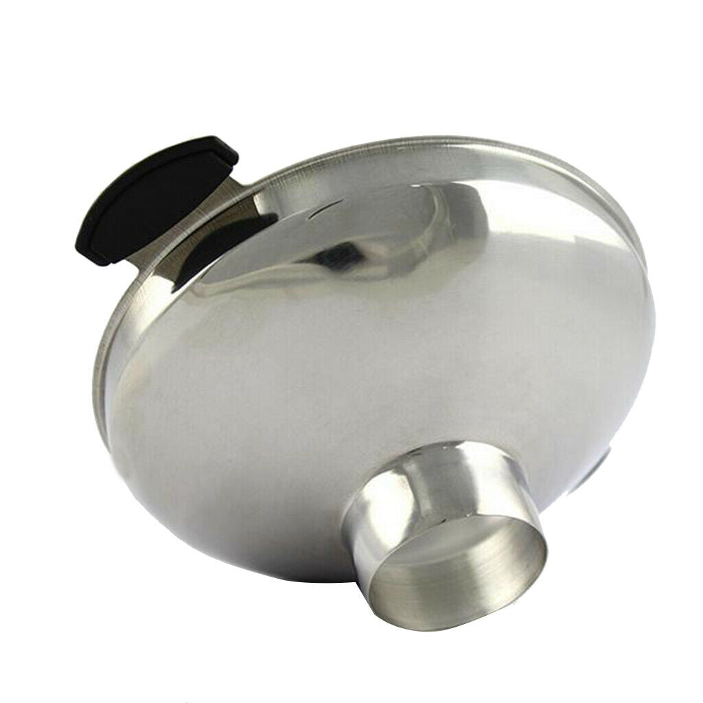Canning Funnel Stainless Steel Jam Handle Wide Mouth Kitchen Food Funnels