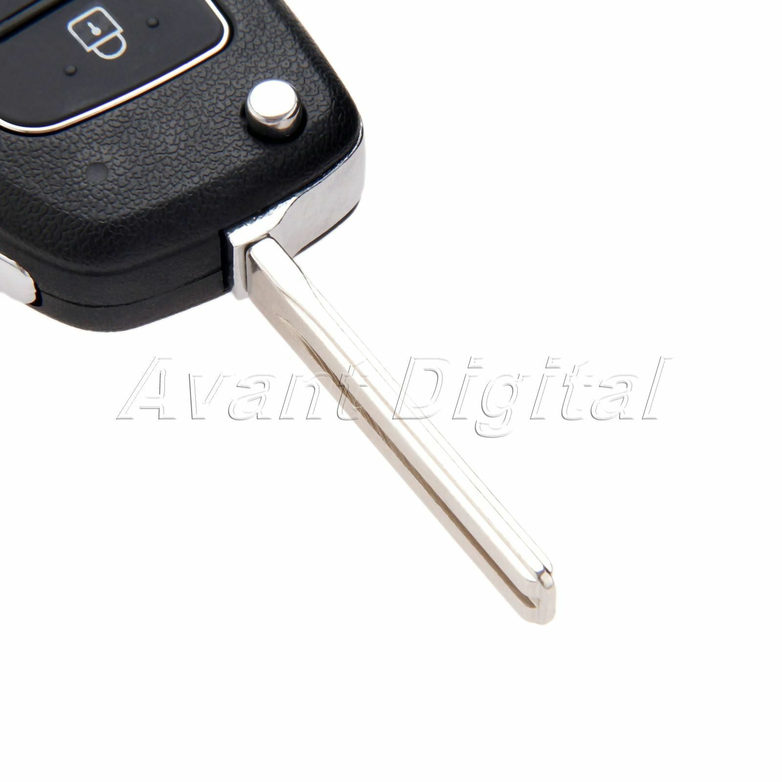 1Pc 3 Buttons Remote Key ID46 Chip TOY40 Blade With Battery Fit For HYUNDAI