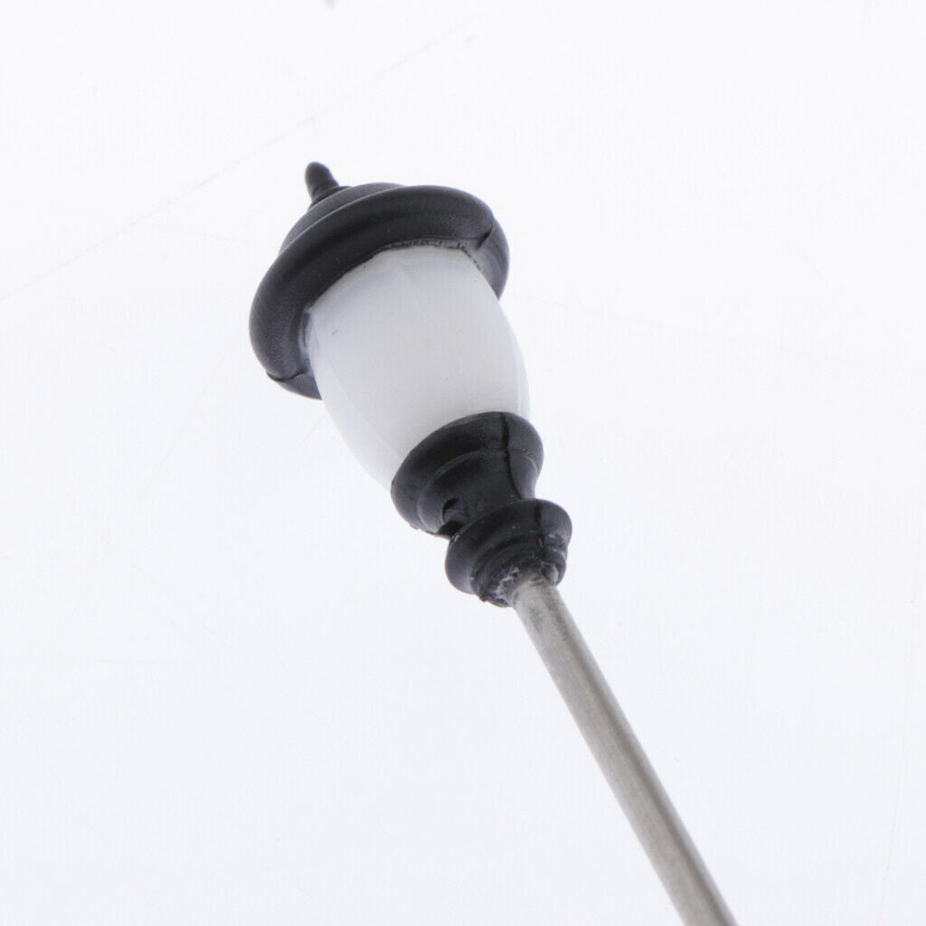 10Pcs Railway Led Lamppost Lamps Street Lights 1:100 HO Scale D