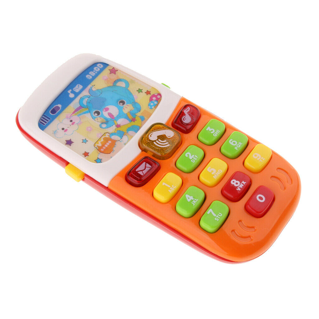 Baby Play Phone Toys with Lights, Music - Early Educational Learning Toys for