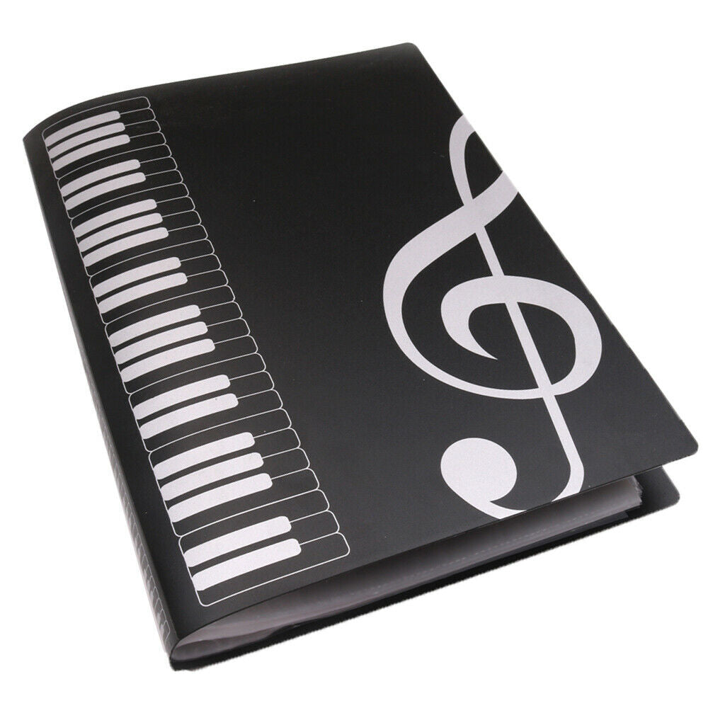 40 Page Sheet Music Folder File Paper Storage for Students Adults Pianist Music