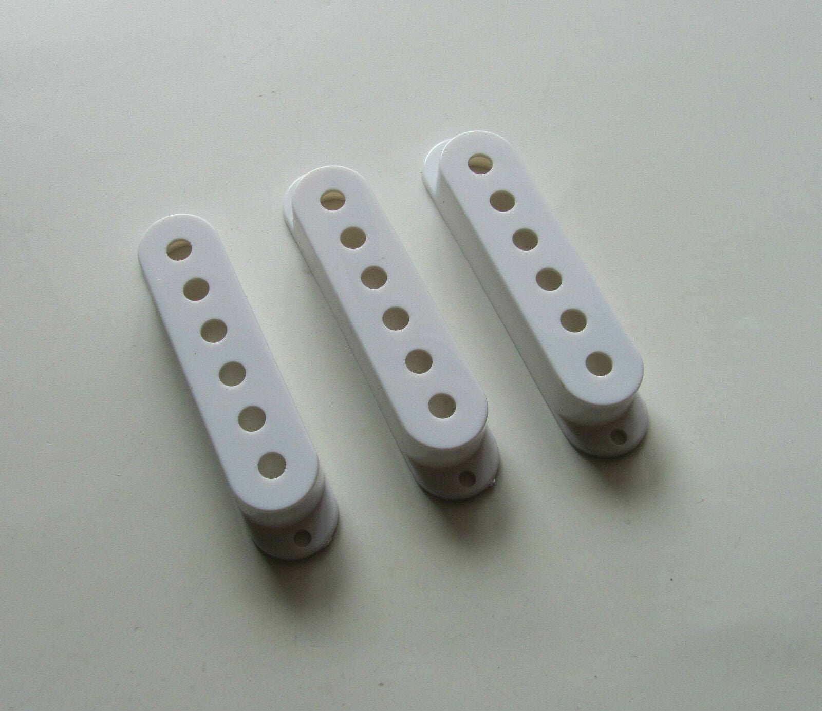 White 52mm ST Strat Guitar Pickup Covers 3 Single Coil fits Stratocaster