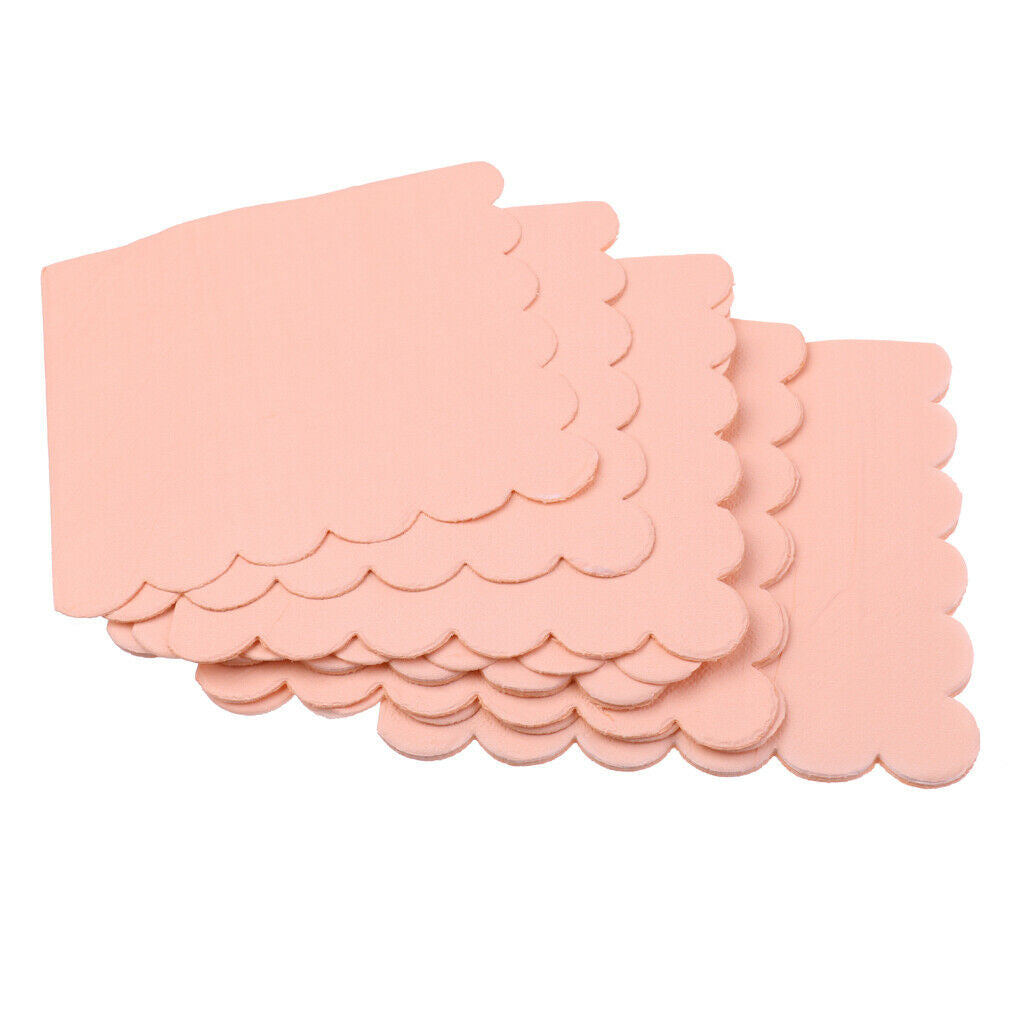 20xSolid Color Party Paper Napkin Serviettes Wedding Dinner Tableware Pink