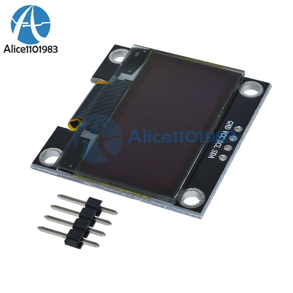 1.3" White OLED LCD 4PIN Display Module IIC I2C Interface 128x64 for Arduino