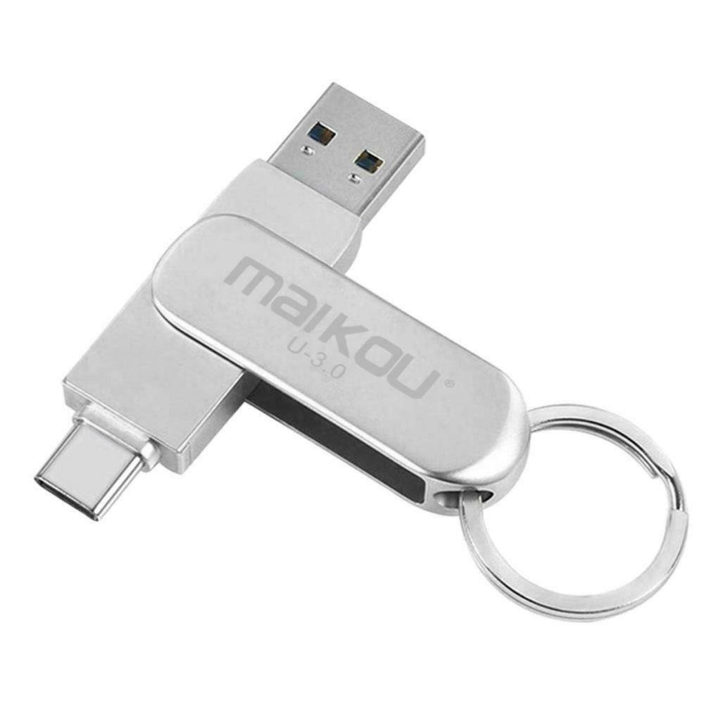 32GB Ultra Fit USB Type C Flash Drive Case with Keychain, Lightweight And