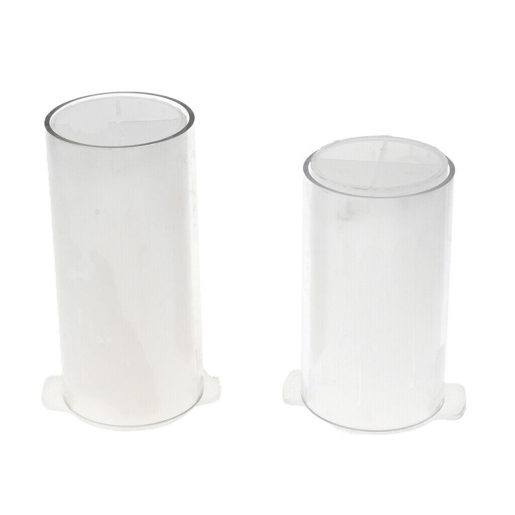 Plastic Ripple Shed Candle Mold Soap Mould DIY Candles Crafts 8.3 x 18.4 cm