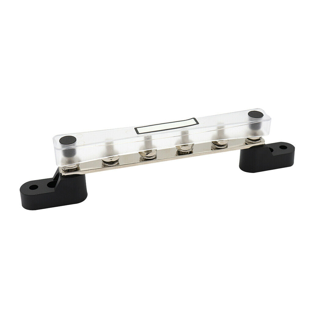 Bus-Bar 12V 6 way Electrical Terminal Single Junction Box 6 Stud Kits 6P