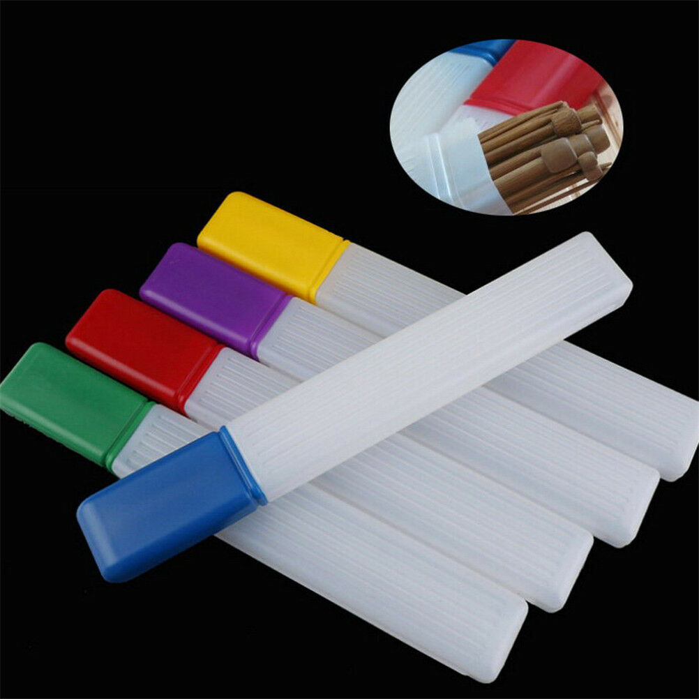 1pc Plastic Knitting Needles Storage Box Home Sewing Knitting Storage ToolsBADD