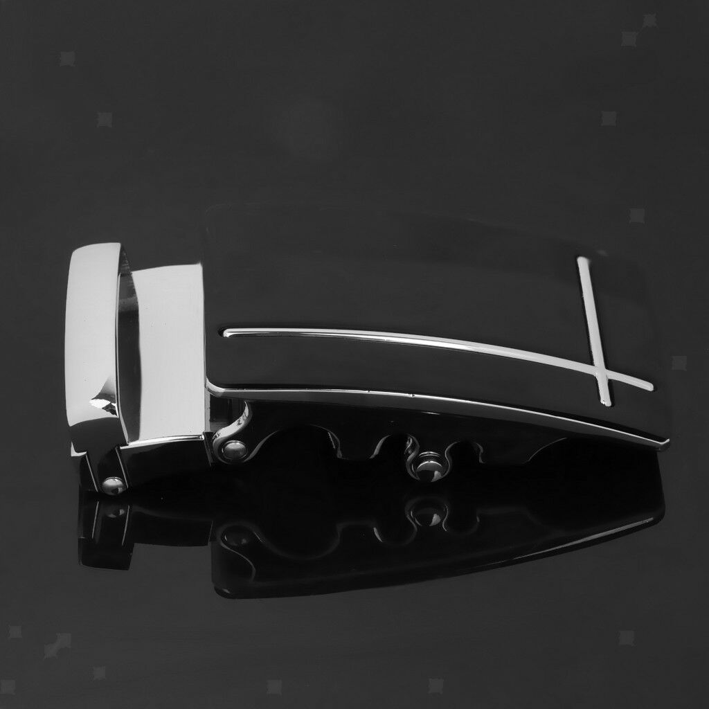 1pc Fashion Men Fashion Brand Belt Buckle Metal Automatic Ratchet Waistband