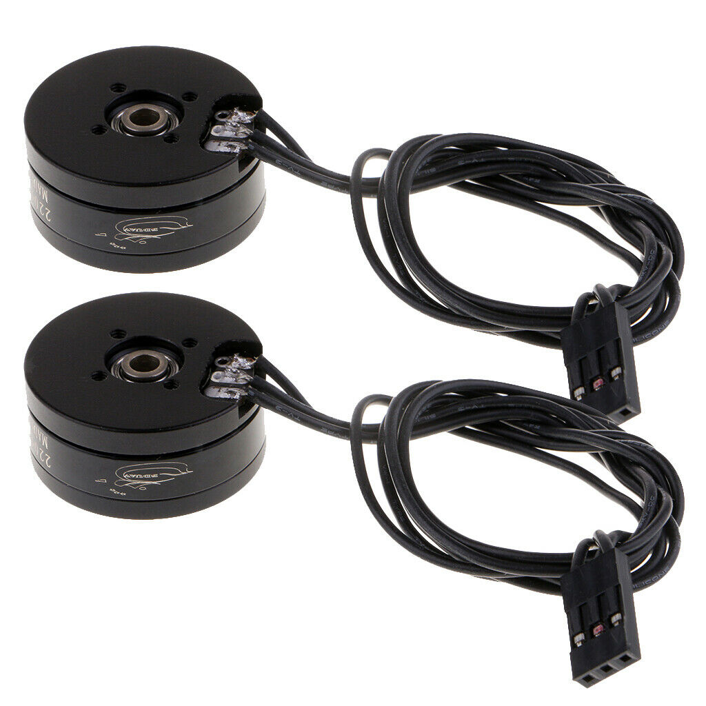 2pcs 260kv 80T Hollow Shaft Brushless Motor for   808 Camera RC Drone