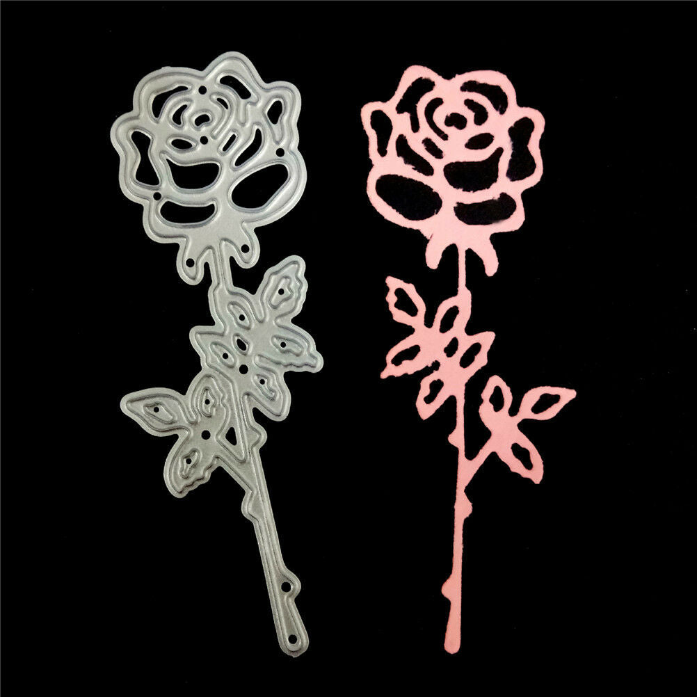 Rose flower Metal Cutting Dies Stencil for DIY Scrapbooking Album Cards Ma.l8