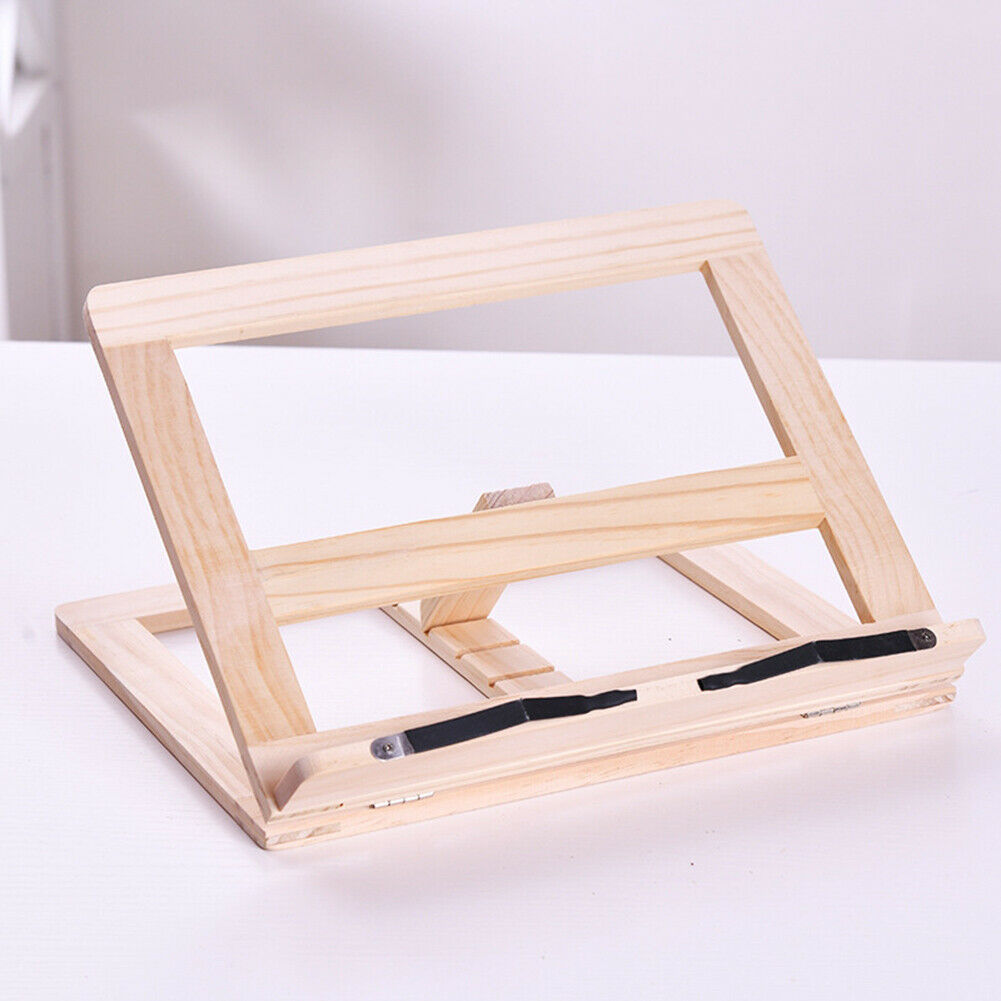 Adjustable Wooden Book Stand Reading Rest Holder Portable Document Stand Tool