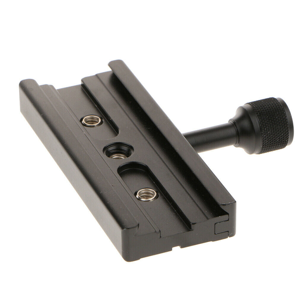 2X QR-120 Clamp Adapter Quick Release Plate 1/4 3/8 Tripod 120mm fit for Arca