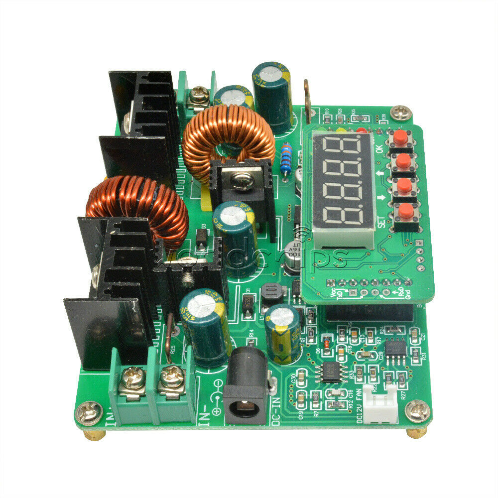 High Power DC-DC Boost Buck Step-up Step-down Module 38V 6A Solar Charging