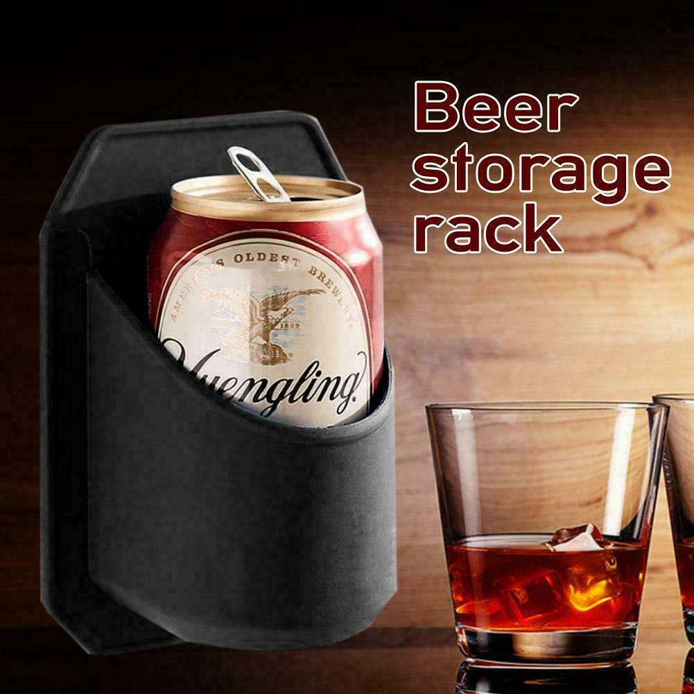 Shower Beer Holder Beverage Drink Rack Black Sticks Glass to Sudski BEST G5F8