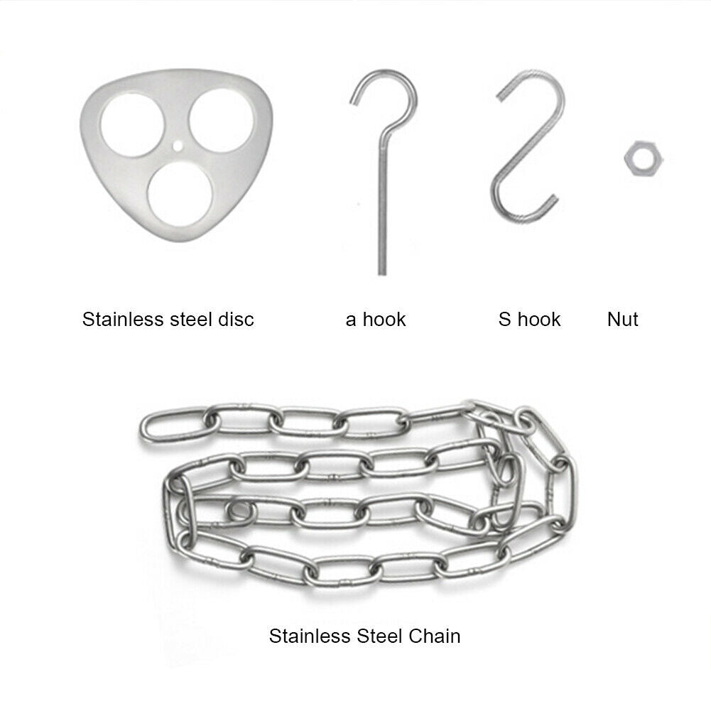 Camping Grill Hanging Pot Stand Detachable Outdoor Tripod Hanging Rack Set @