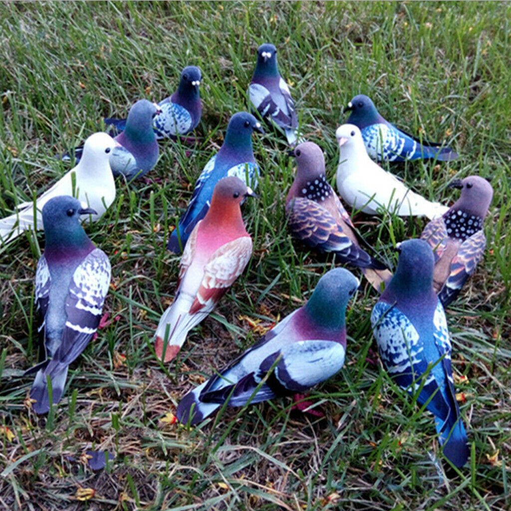 Artificial Feather Foam Doves Birds Wedding Party Decoration Venue Ornament