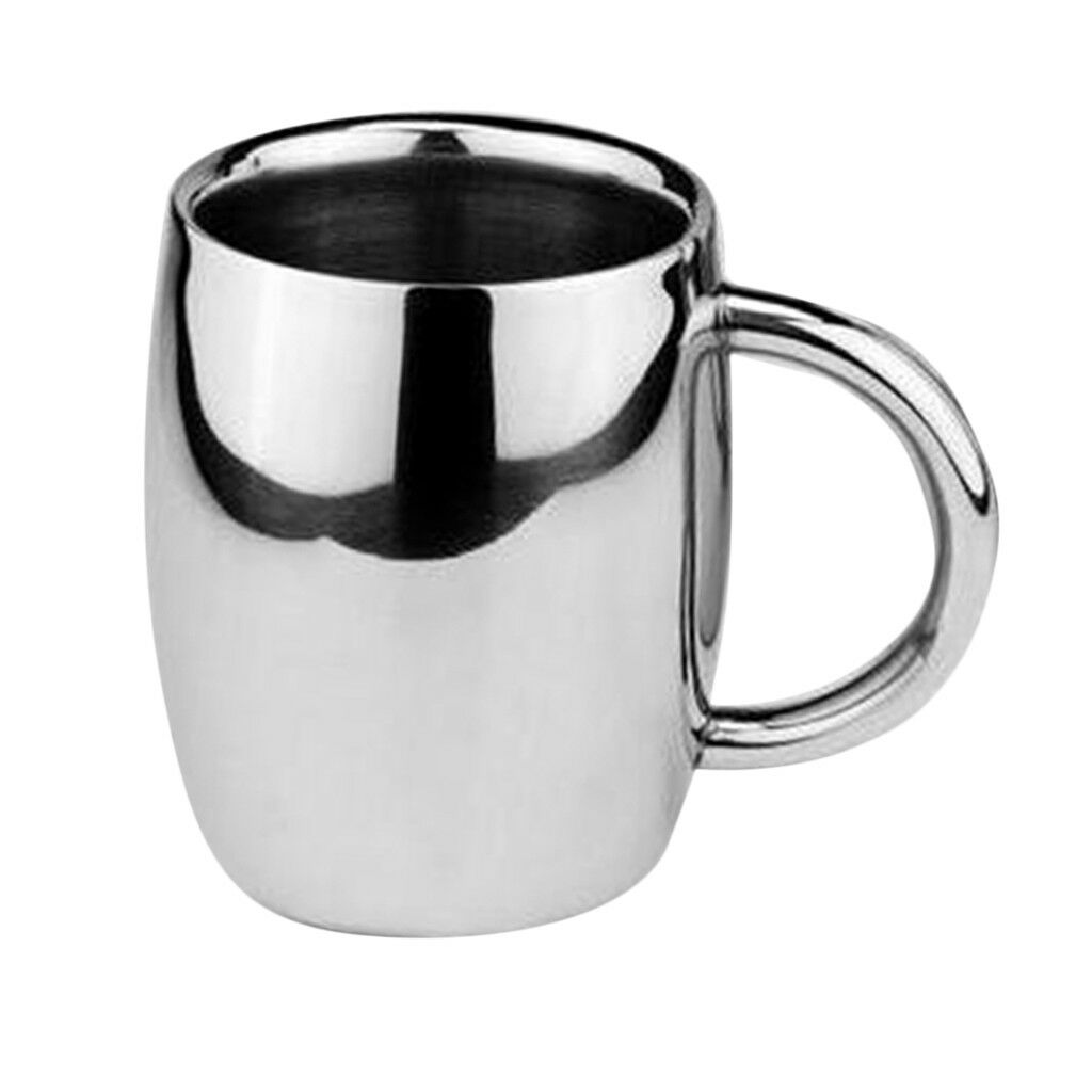 Stainless Steel Mugs Double Wall Insulated Coffee Tea Beer Travel Mugs 550ml