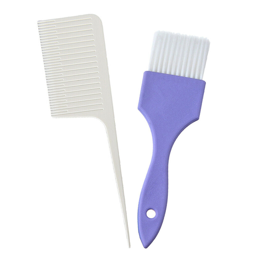 Plastic Weave Highlighting Foiling Hair Comb and Brush Salon Dyeing Hair