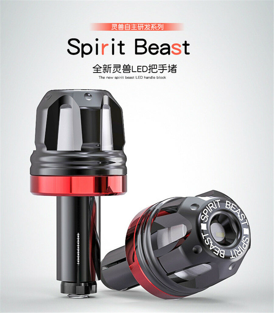 Aluminum alloy Motor handlebar balance head end turn signal Grips Plug 3color