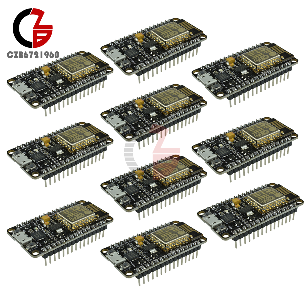 10PCS NodeMcu Lua V2 Development Board Based WIFI Internet ESP8266 CP2102 Module