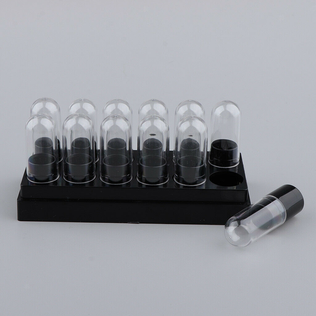 9.3mm DIY Travel Lipsticks Mold Plastic Lip Balm Gloss Containers Tubes 2pcs