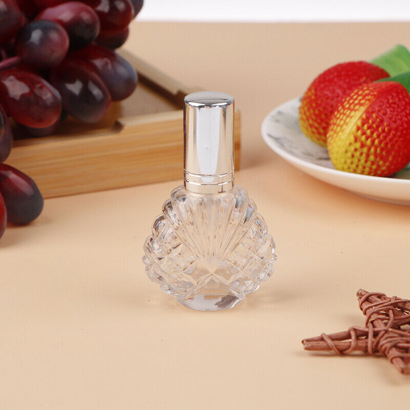 15ML Mini Empty Glass Bottle Spray Perfume Cologne Refillable Travel Organize Kt
