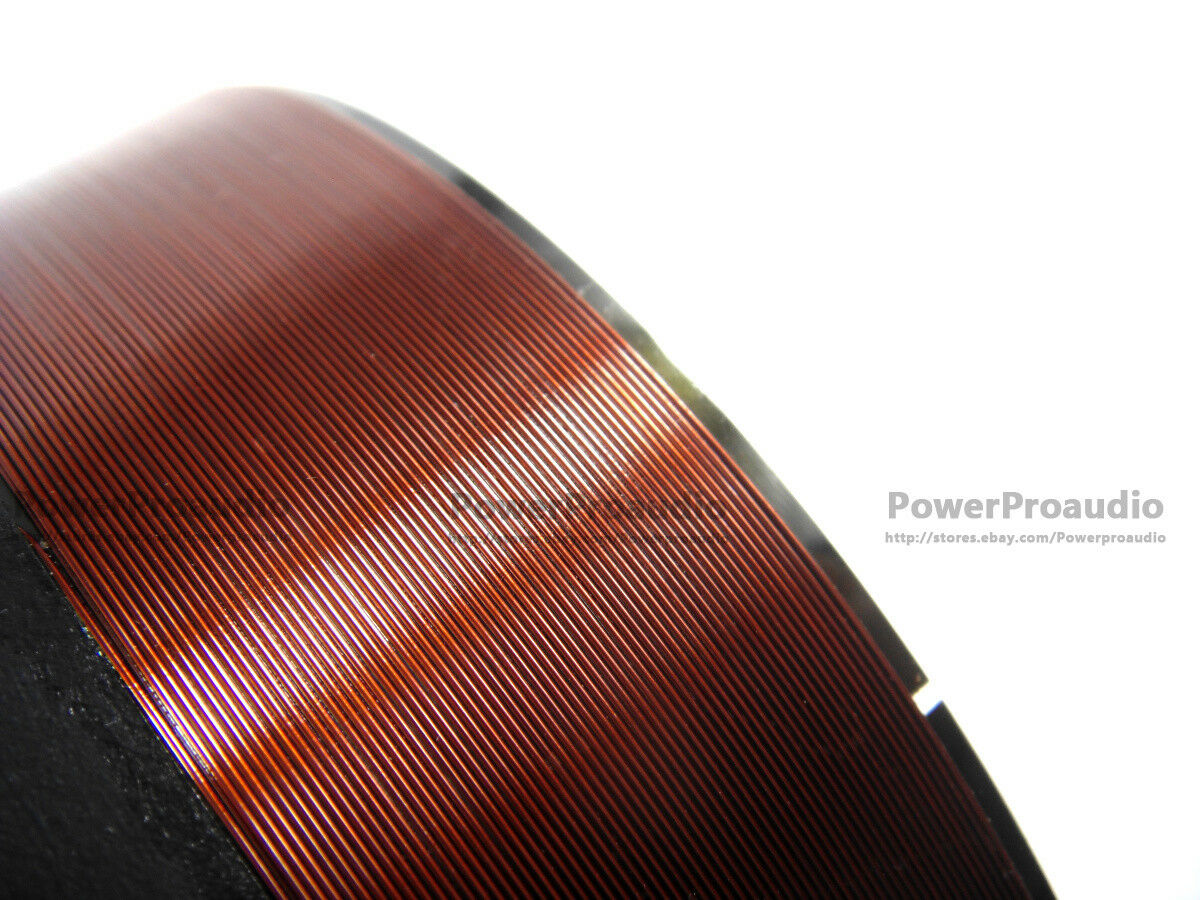 1pcs  99.2mm Black aluminum Bass voice coil Pure copper Round wire 6ohm 780-920W