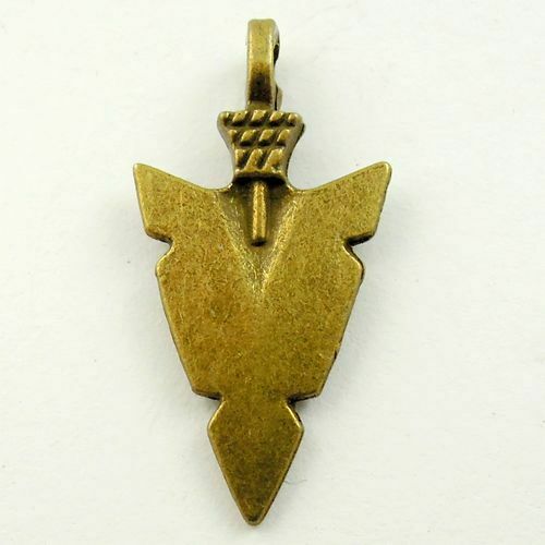 40 pcs Antiqued Bronze Arrow Head Alloy For Pendant Jewelry Charm DIY 31*15*5mm